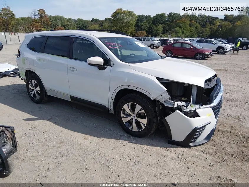 SUBARU ASCENT 2024, VIN 4S4WMAED2R3465760