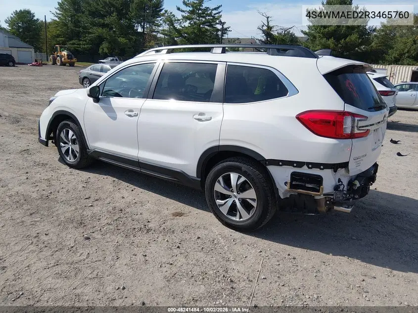 2024 SUBARU ASCENT VIN 4S4WMAED2R3465760 — фото 3