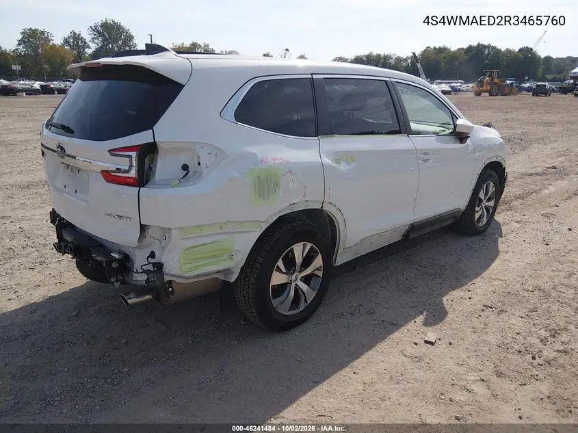 2024 SUBARU ASCENT VIN 4S4WMAED2R3465760 — фото 4
