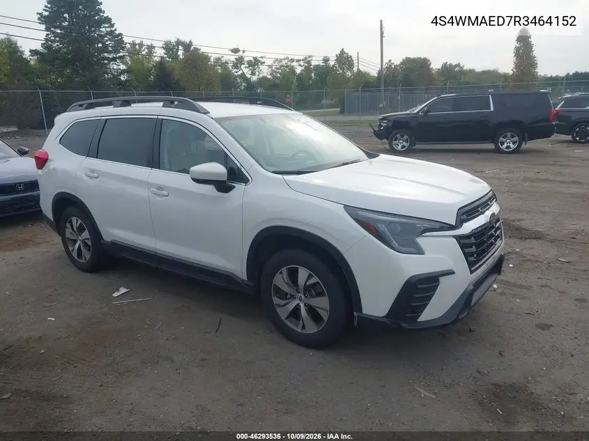 SUBARU ASCENT 2024, VIN 4S4WMAED7R3464152