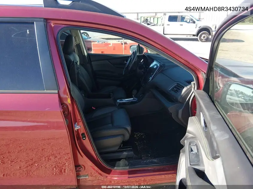 2024 SUBARU ASCENT VIN 4S4WMAHD8R3430734 — фото 5