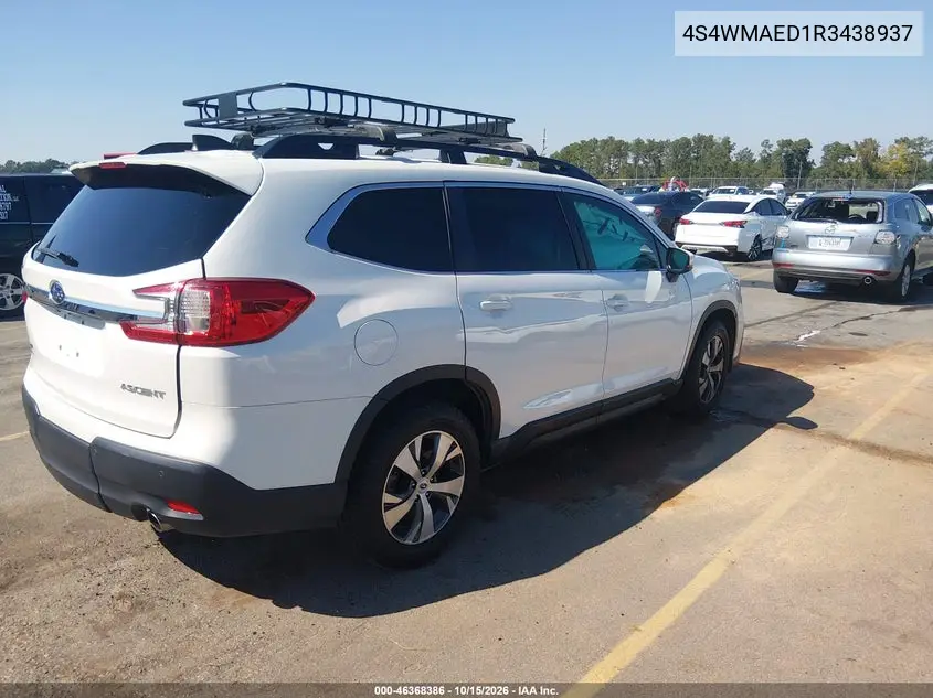 2024 SUBARU ASCENT VIN 4S4WMAED1R3438937 — фото 4