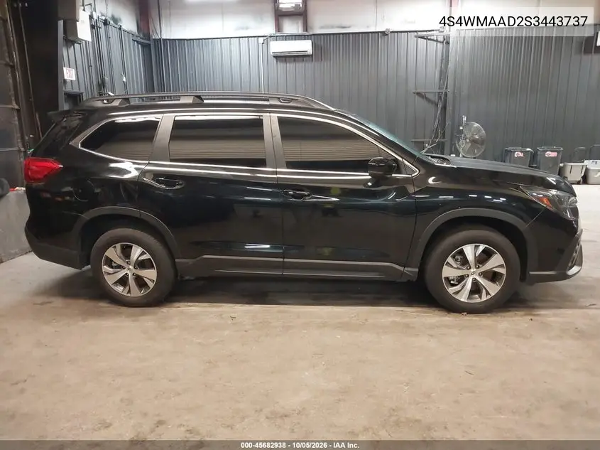 2025 SUBARU ASCENT VIN 4S4WMAAD2S3443737 — фото 18
