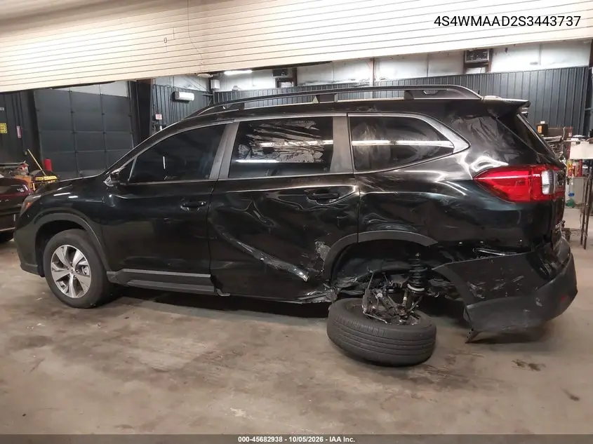 2025 SUBARU ASCENT VIN 4S4WMAAD2S3443737 — фото 19