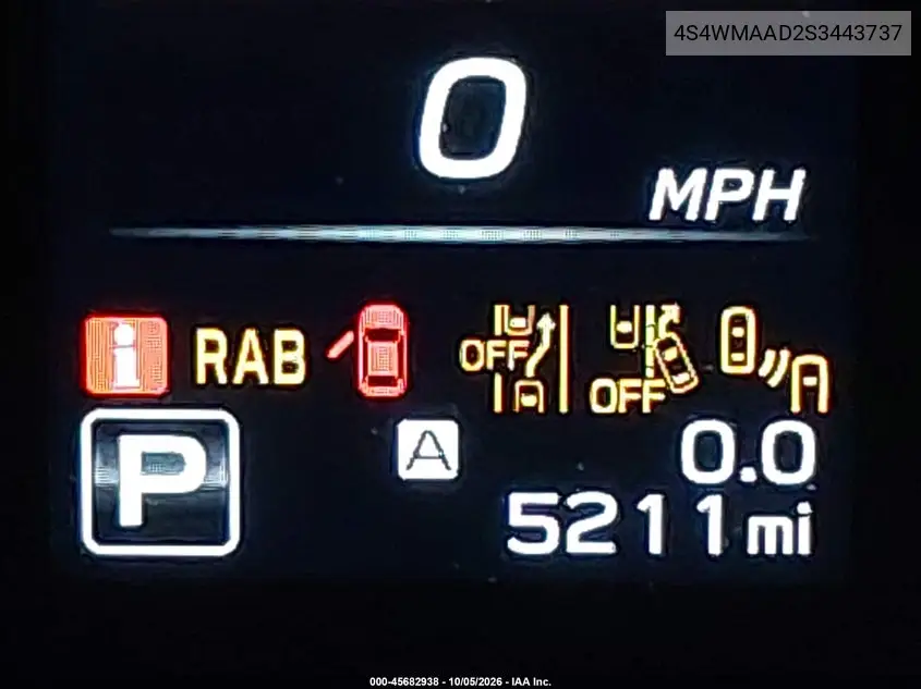 2025 SUBARU ASCENT VIN 4S4WMAAD2S3443737 — фото 20