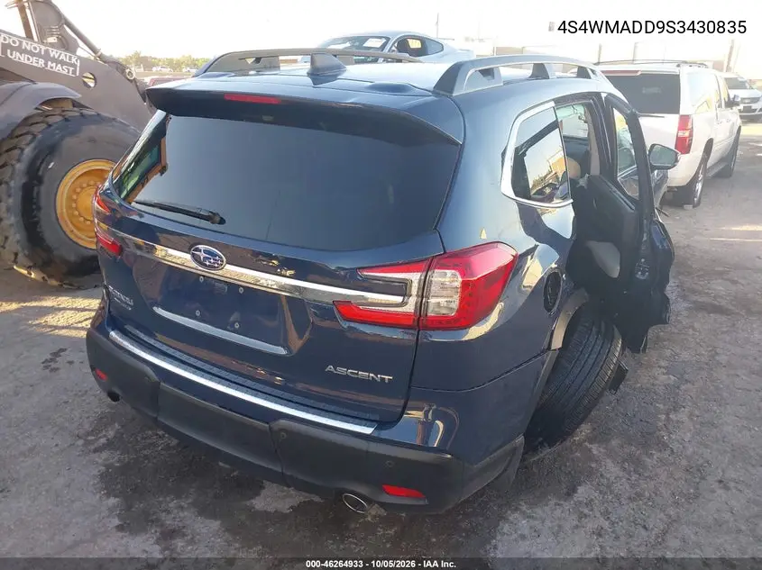 2025 SUBARU ASCENT VIN 4S4WMADD9S3430835 — фото 4