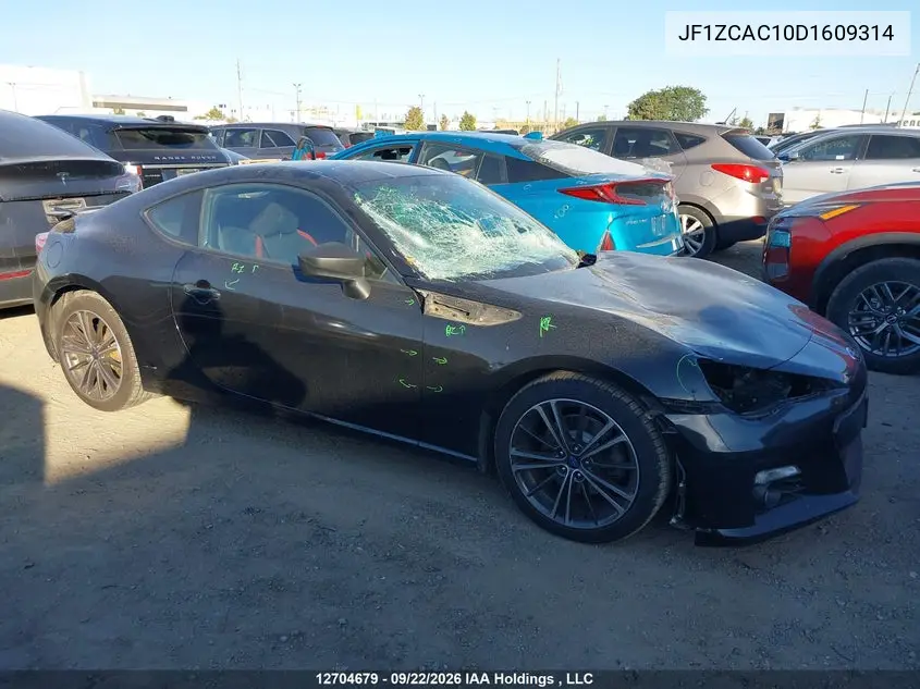 2013 SUBARU BRZ VIN JF1ZCAC10D1609314 — фото 14