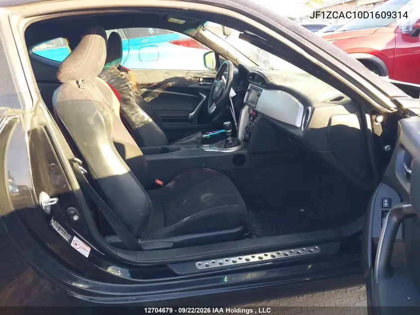 2013 SUBARU BRZ VIN JF1ZCAC10D1609314 — фото 5