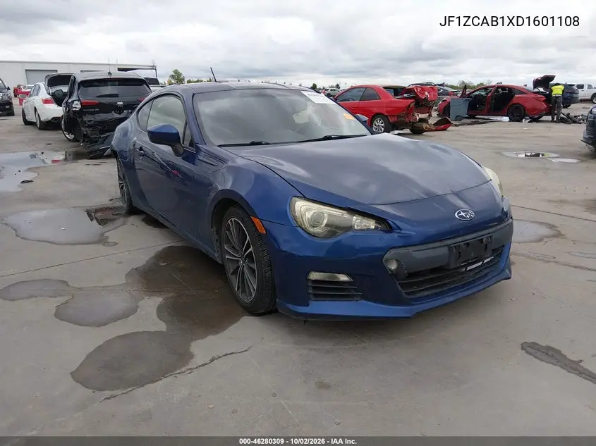 SUBARU BRZ 2013, VIN JF1ZCAB1XD1601108