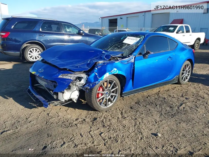 2017 SUBARU BRZ VIN JF1ZCAC11H9601990 — фото 2