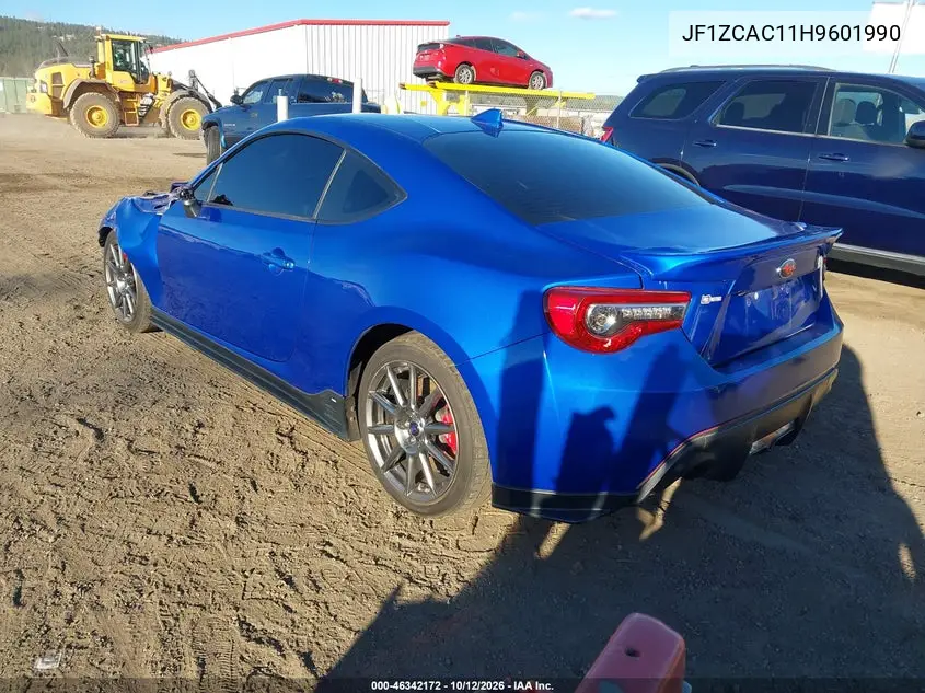 2017 SUBARU BRZ VIN JF1ZCAC11H9601990 — фото 3