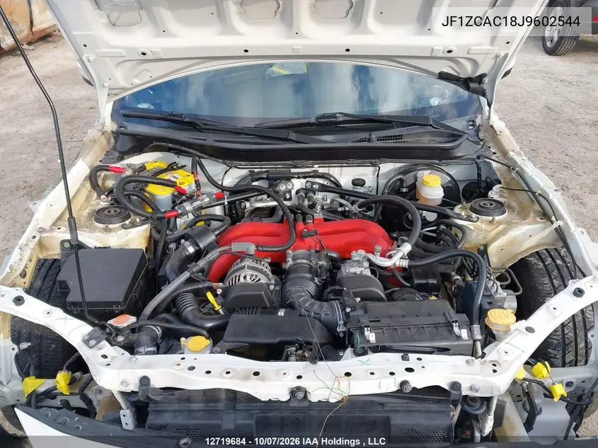 2018 SUBARU BRZ VIN JF1ZCAC18J9602544 — фото 10