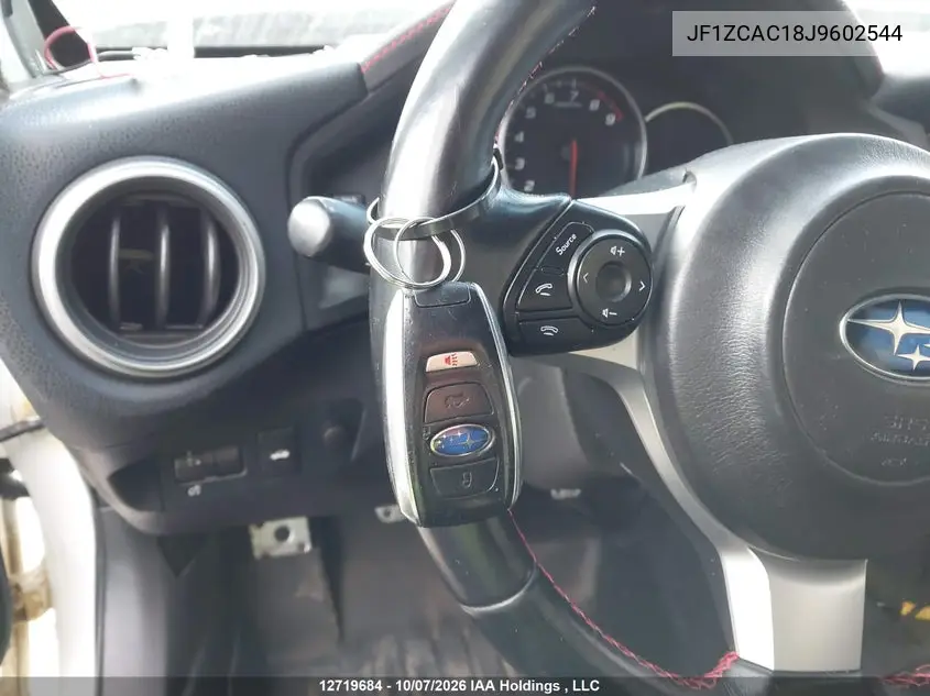 2018 SUBARU BRZ VIN JF1ZCAC18J9602544 — фото 11