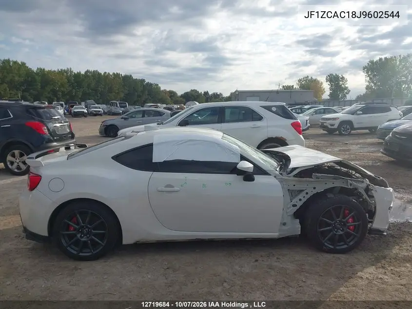 2018 SUBARU BRZ VIN JF1ZCAC18J9602544 — фото 14