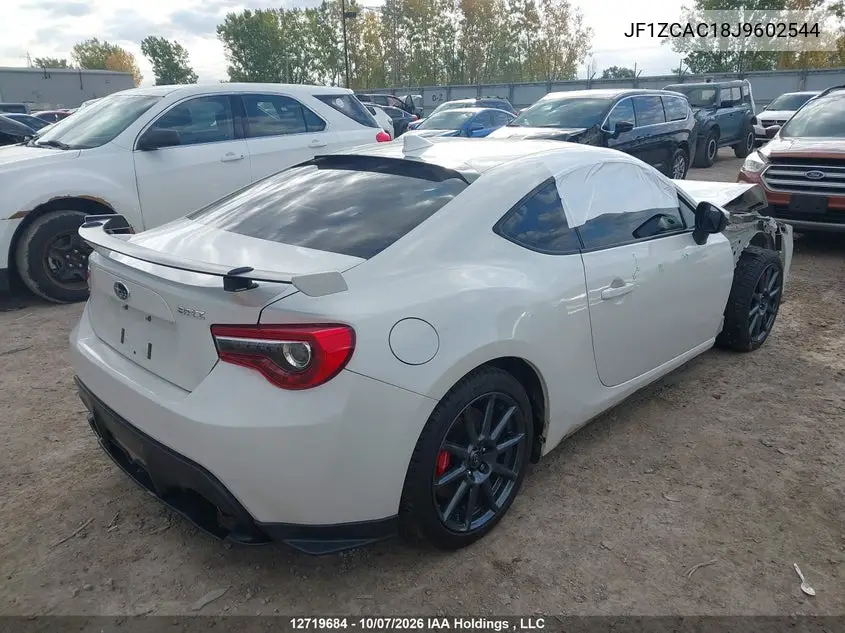 2018 SUBARU BRZ VIN JF1ZCAC18J9602544 — фото 4