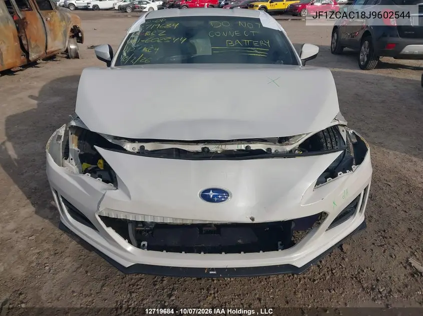 2018 SUBARU BRZ VIN JF1ZCAC18J9602544 — фото 6