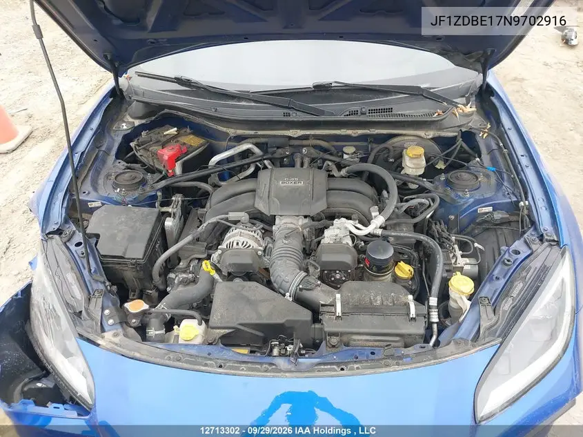 2022 SUBARU BRZ VIN JF1ZDBE17N9702916 — фото 10