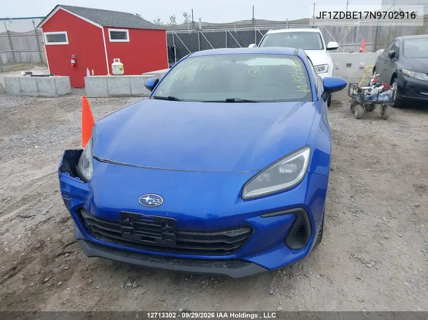 2022 SUBARU BRZ VIN JF1ZDBE17N9702916 — фото 13