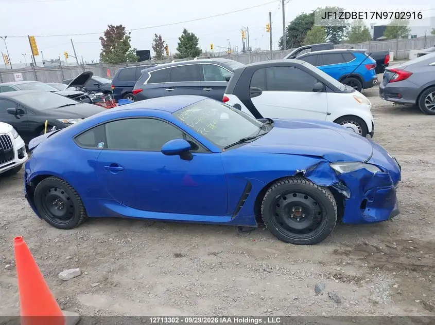 2022 SUBARU BRZ VIN JF1ZDBE17N9702916 — фото 14