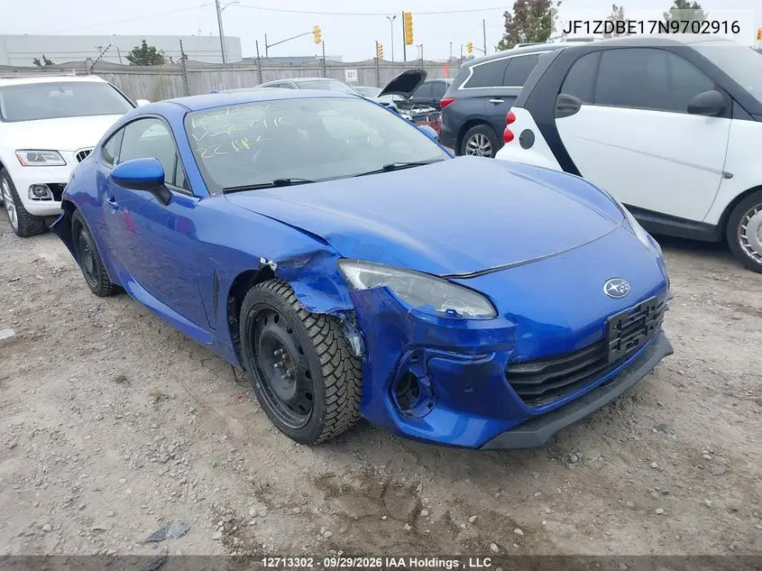 2022 SUBARU BRZ VIN JF1ZDBE17N9702916 — фото 18