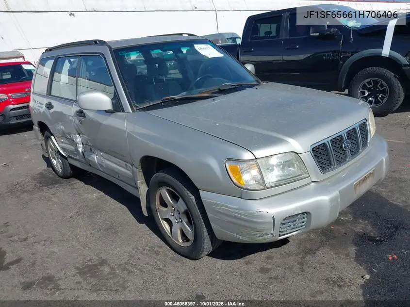 SUBARU FORESTER 2001, VIN JF1SF65661H706406