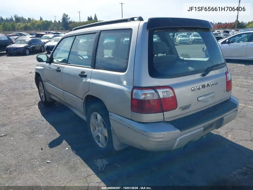 2001 SUBARU FORESTER VIN JF1SF65661H706406 — фото 3