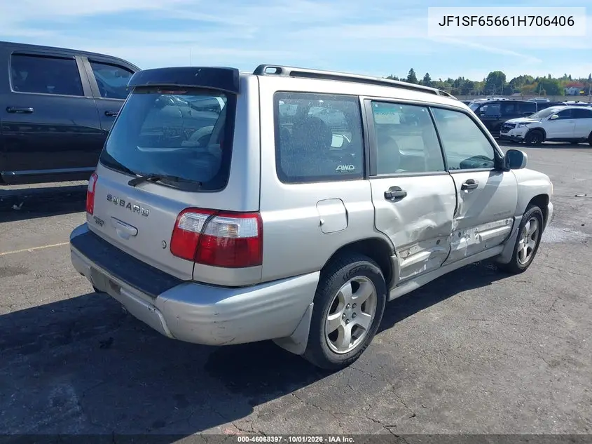 2001 SUBARU FORESTER VIN JF1SF65661H706406 — фото 4