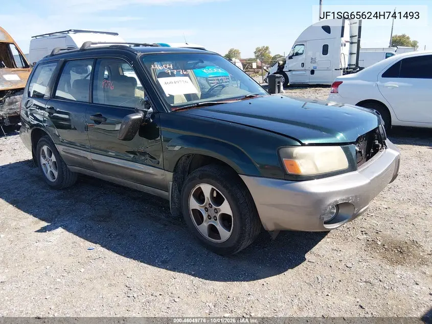 SUBARU FORESTER 2004, VIN JF1SG65624H741493