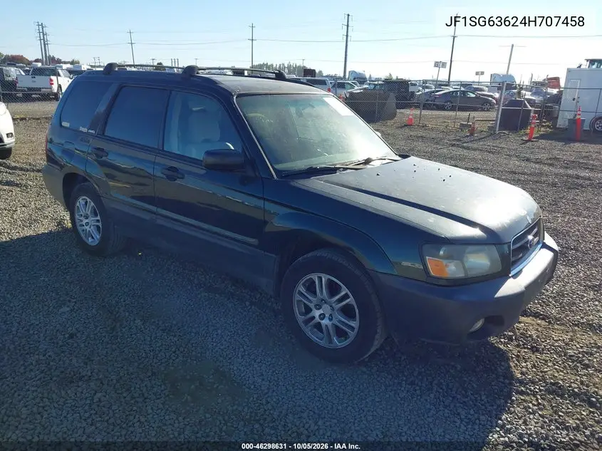 SUBARU FORESTER 2004, VIN JF1SG63624H707458