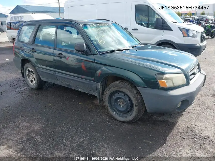 SUBARU FORESTER 2005, VIN JF1SG63615H734457