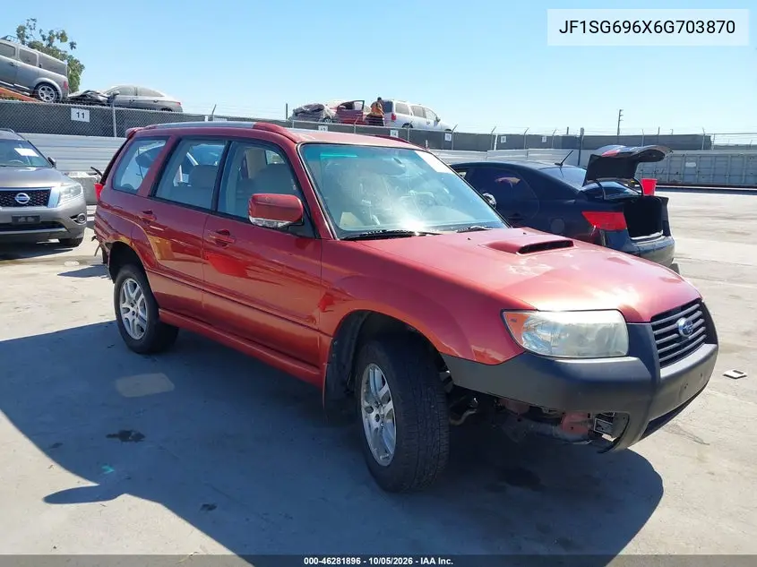 SUBARU FORESTER 2006, VIN JF1SG696X6G703870