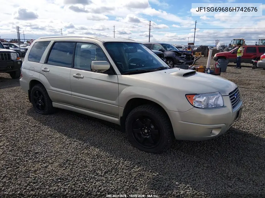 SUBARU FORESTER 2006, VIN JF1SG69686H742676
