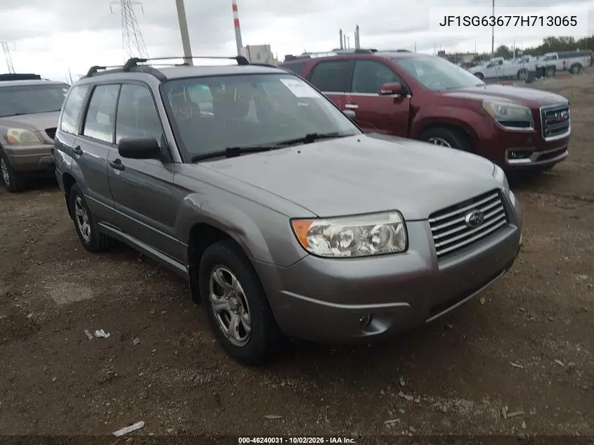 SUBARU FORESTER 2007, VIN JF1SG63677H713065