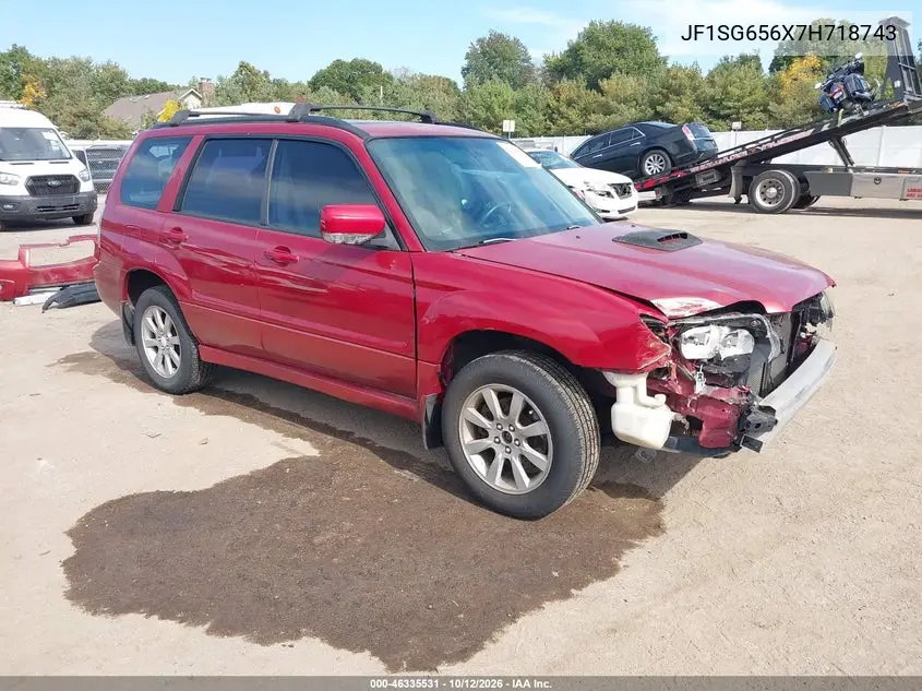 SUBARU FORESTER 2007, VIN JF1SG656X7H718743