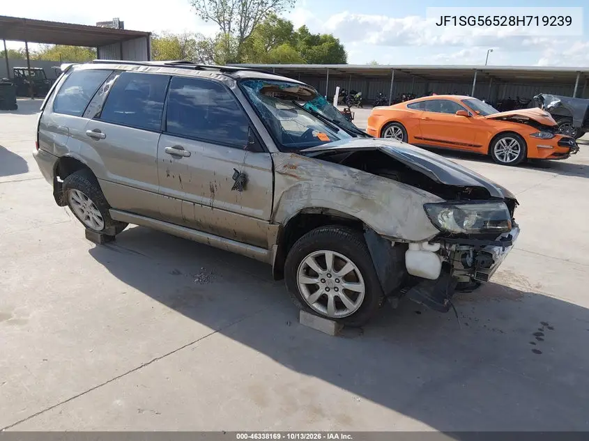 SUBARU FORESTER 2008, VIN JF1SG56528H719239