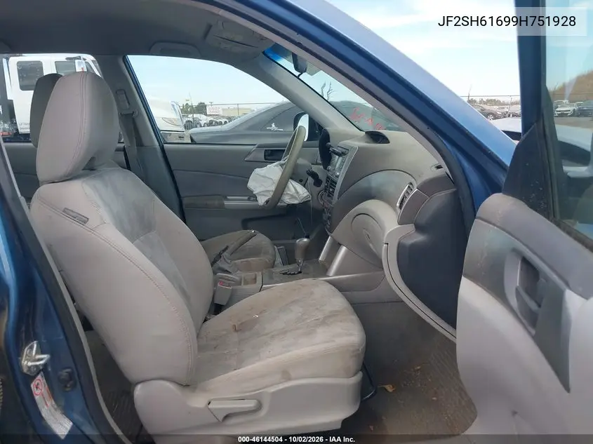 2009 SUBARU FORESTER VIN JF2SH61699H751928 — фото 5