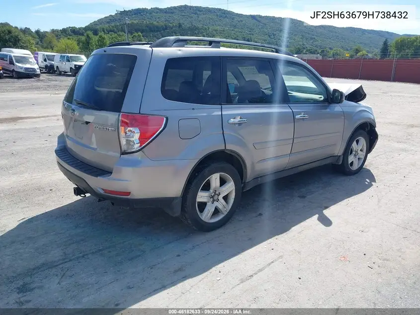 2009 SUBARU FORESTER VIN JF2SH63679H738432 — фото 4