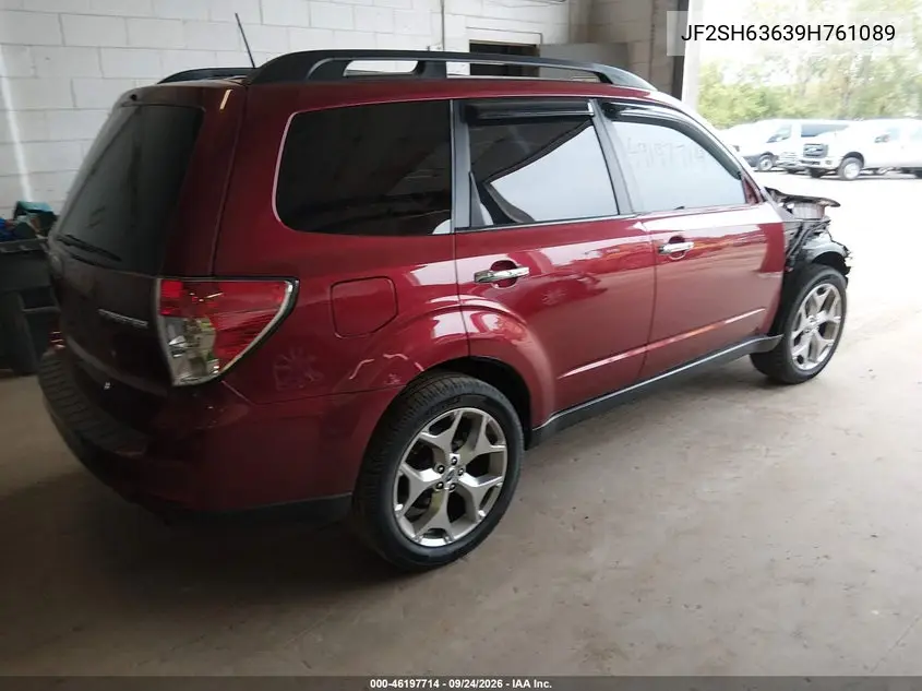 2009 SUBARU FORESTER VIN JF2SH63639H761089 — фото 4