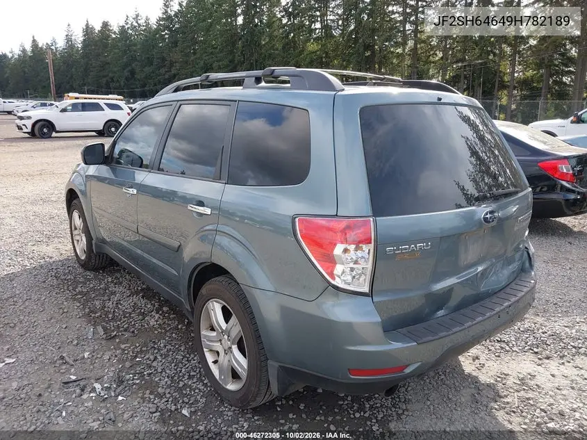 2009 SUBARU FORESTER VIN JF2SH64649H782189 — фото 3