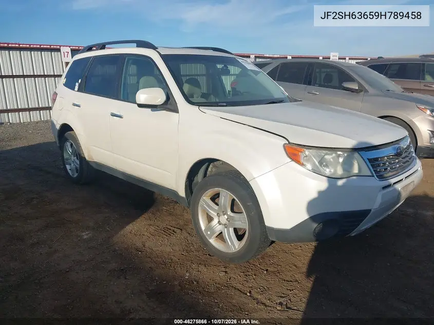 SUBARU FORESTER 2009, VIN JF2SH63659H789458