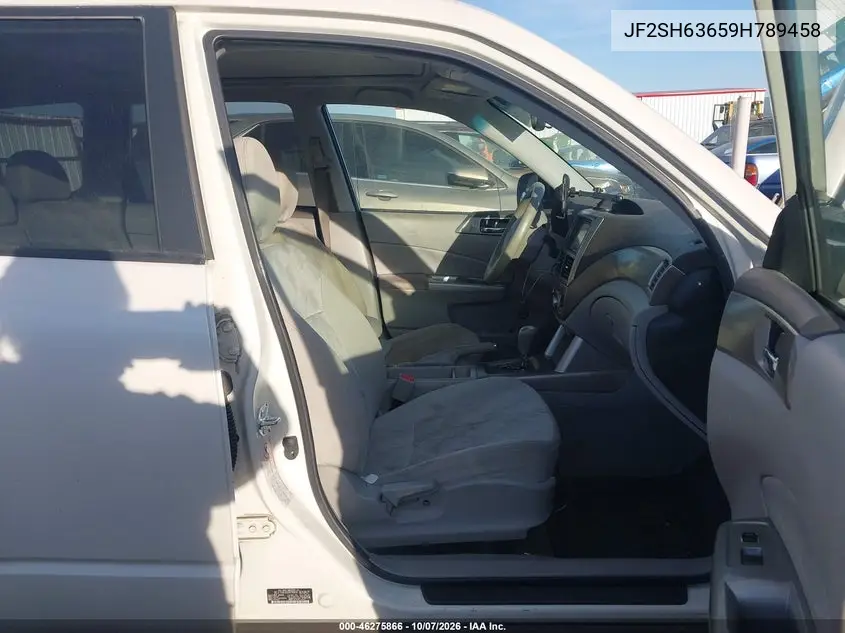2009 SUBARU FORESTER VIN JF2SH63659H789458 — фото 5