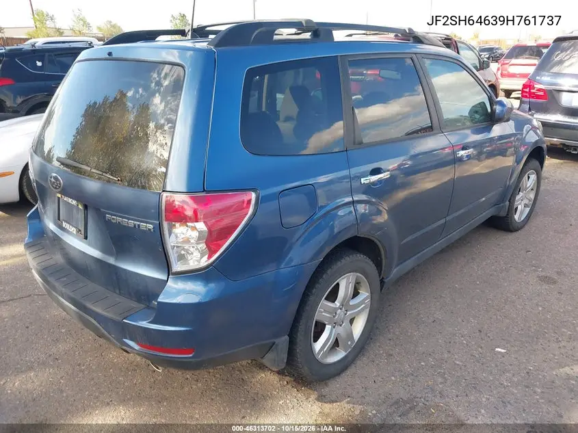 2009 SUBARU FORESTER VIN JF2SH64639H761737 — фото 4