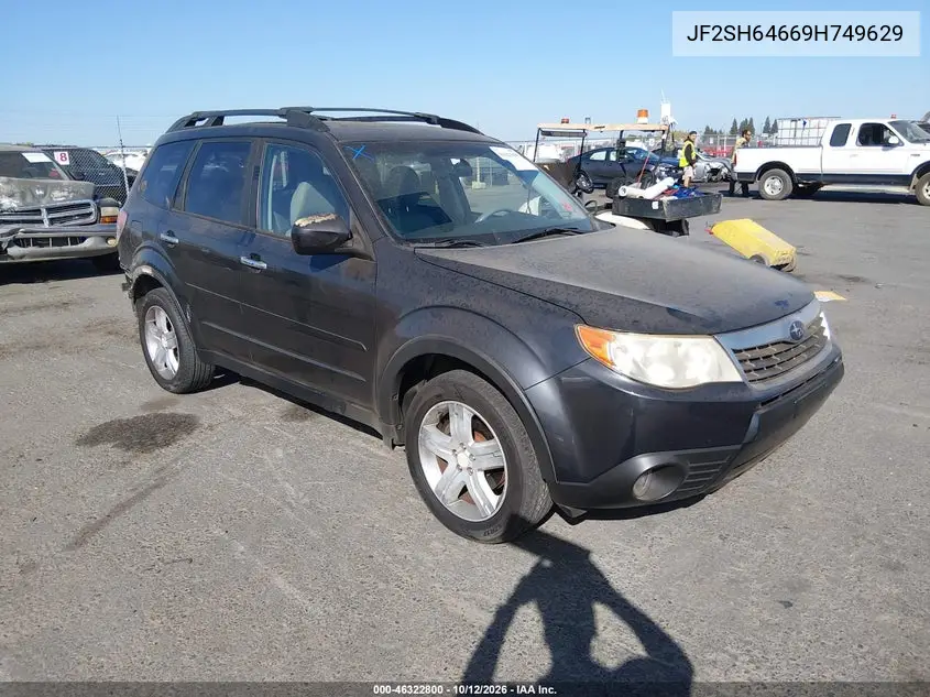 SUBARU FORESTER 2009, VIN JF2SH64669H749629