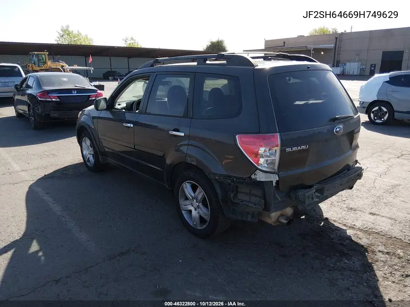 2009 SUBARU FORESTER VIN JF2SH64669H749629 — фото 3