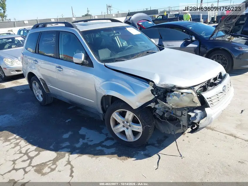 SUBARU FORESTER 2009, VIN JF2SH63609H756223