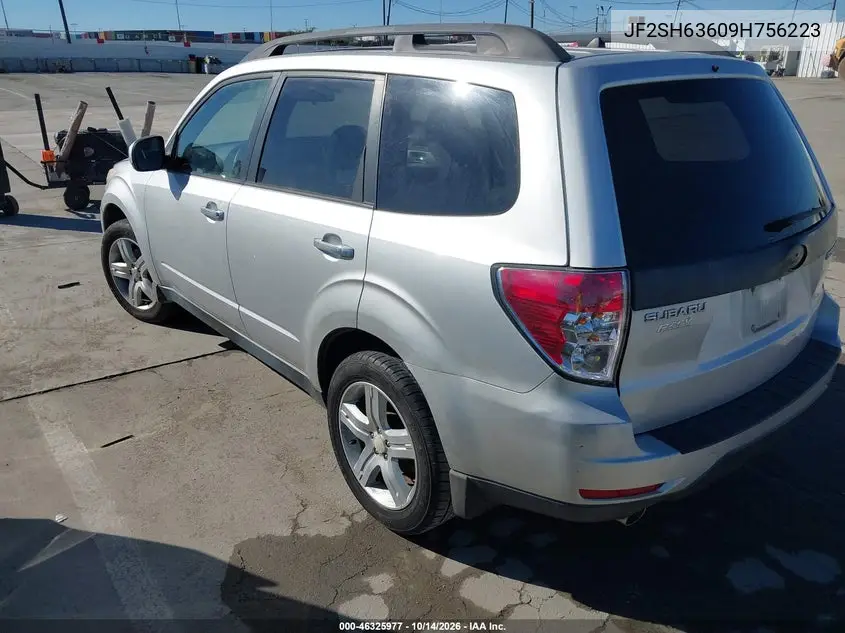 2009 SUBARU FORESTER VIN JF2SH63609H756223 — фото 3