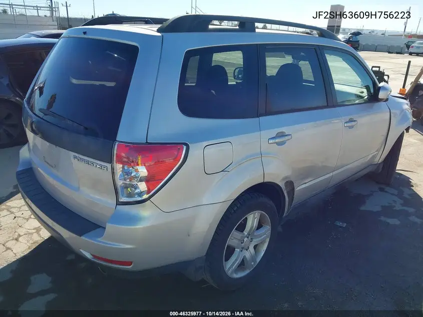 2009 SUBARU FORESTER VIN JF2SH63609H756223 — фото 4