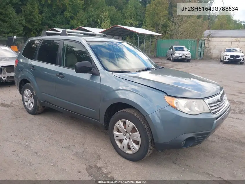 SUBARU FORESTER 2009, VIN JF2SH61649G788634