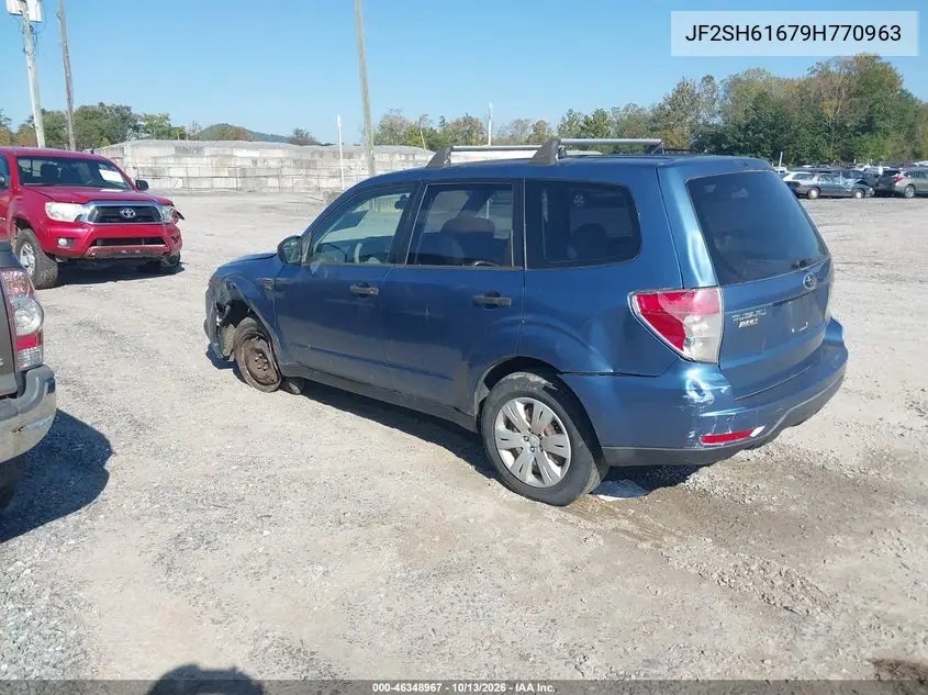 2009 SUBARU FORESTER VIN JF2SH61679H770963 — фото 3