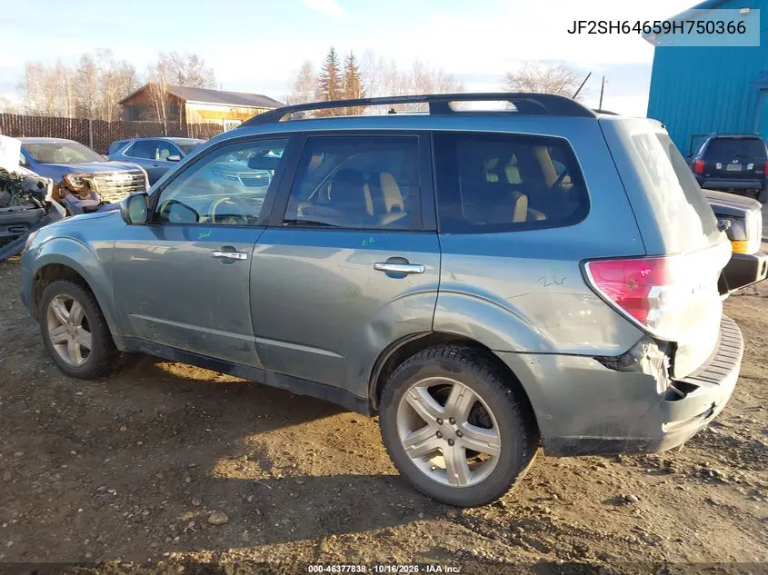 2009 SUBARU FORESTER VIN JF2SH64659H750366 — фото 14